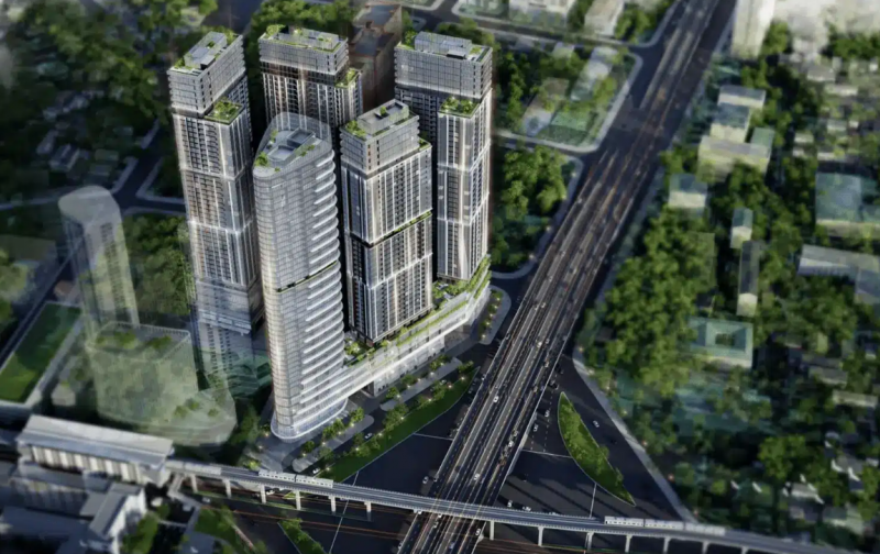 Dự án Sun Fezila Suites vị trí bậc nhất nằm tại quận Cầu Giấy